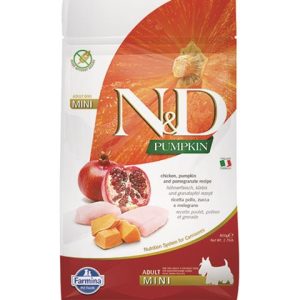Farmina N&D dog PUMPKIN (GF) adult mini, chicken & pomegranate 0,8 kg