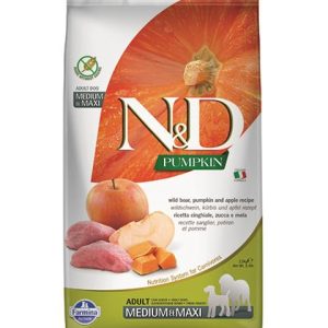Farmina N&D dog PUMPKIN (GF) adult medium & maxi, boar & apple 12 kg