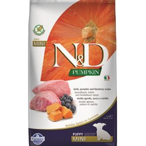 Farmina N&D dog PUMPKIN (GF) puppy mini, lamb & blueberry 2,5 kg