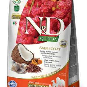 Farmina N&D dog QUINOA (GF) adult all breed, skin & coat, herring 2,5 kg