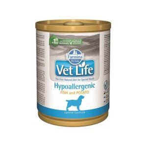 Farmina Vet Life dog hypoallergenic fish & potato konzerva 300 g