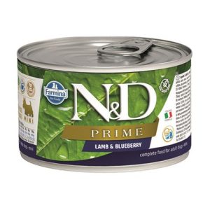 Farmina N&D dog PRIME lamb & blueberry konzerva 140 g