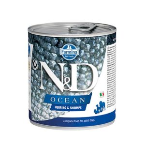 Farmina N&D dog OCEAN herring & shripms konzerva 285 g