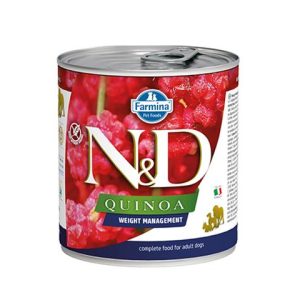Farmina N&D dog QUINOA weight management konzerva 285 g