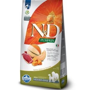 Farmina N&D dog PUMPKIN (GF) adult medium & maxi, duck & cantaluope 12 kg