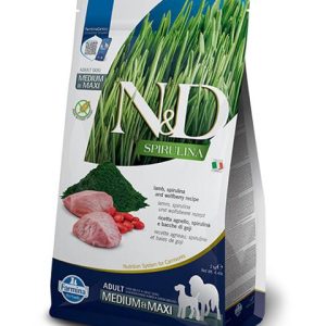 Farmina N&D dog SPIRULINA (GF) adult medium & maxi, lamb 7 kg