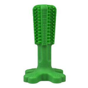 Hračka DUVO+ zubn&aacute; kefka Chew`n play zelen&aacute; M 14,5 x 9 x 9 cm