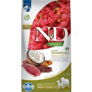 Farmina N&D dog QUINOA (GF) adult medium & maxi, skin & coat, duck & coconout 7 kg