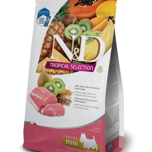 Farmina N&D dog tropical selection ag adult mini pork 5kg