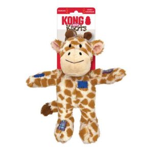 Hračka Kong Dog Wild Knots Preťahovadlo Žirafa s p&iacute;skatkom, polyetyl&eacute;n M/L