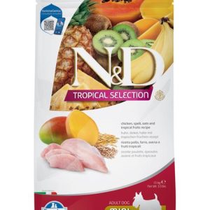 Farmina N&D dog TROPICAL SELECTION (AG) adult mini, chicken 1,5 kg