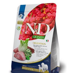 Farmina N&D dog QUINOA (GF) adult medium & maxi, digestion, lamb & fennel 2,5 kg