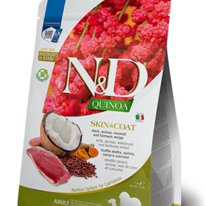 Farmina N&D dog QUINOA (GF) adult medium & maxi, skin & coat, duck 2,5 kg