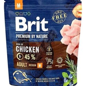 Brit Premium by Nature dog Adult M 1 kg