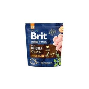 Brit Premium by Nature dog Senior S+ M 1 kg