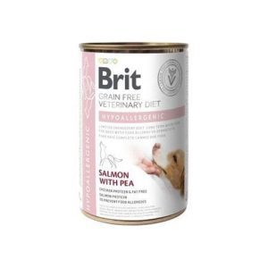 Brit Veterinary Diets GF dog Hypoallergenic 400 g konzerva