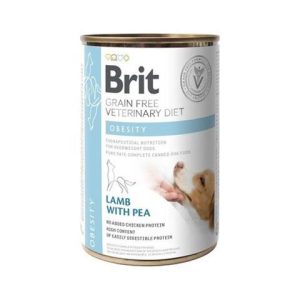Brit Veterinary Diets GF dog Obesity 400 g konzerva