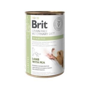 Brit Veterinary Diets GF dog Diabetes 400 g konzerva