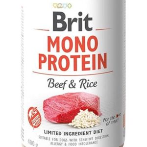 Brit Mono Protein Beef & Brown Rice 400 g konzerva