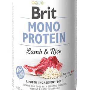 Brit Mono Protein Lamb & Brown Rice 400 g konzerva