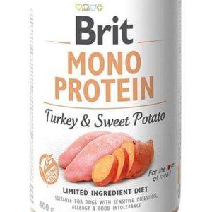 Brit Mono Protein Turkey & Sweet Potato 400 g konzerva