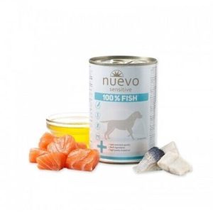 NUEVO dog Sensitive 100% Fish bal. 375 g konzerva
