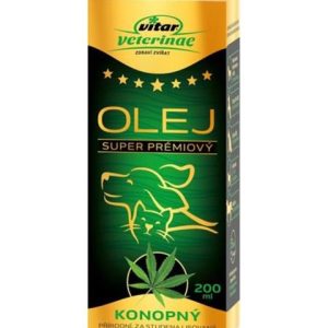 Olej konopný VITAR Veterinae 200 ml