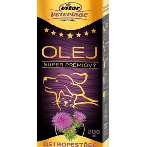 Olej ostropestrecový VITAR Veterinae 200 ml