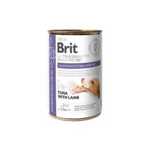Brit Veterinary Diets GF dog Cans Gluten & Grain free Gastrointestinal-low fat 400 g