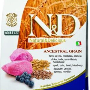 Farmina N&D cat AG adult, lamb, spelt, oats & blueberry 0,3 kg