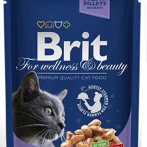 BRIT Premium cat Kapsička Adult Cod Fish 100 g