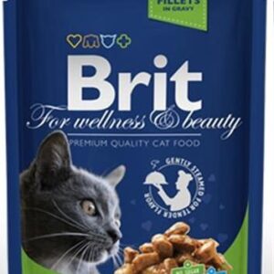 BRIT Premium cat Kapsička Sterilised Chicken Slice 100 g
