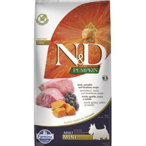 Farmina N&D dog PUMPKIN (GF) adult mini, lamb & blueberry 7 kg