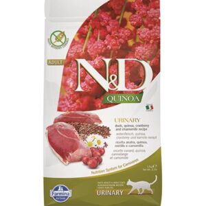 Farmina N&D cat QUINOA (GF) adult, urinary, duck & cranberry 0,3 kg