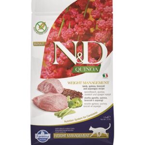 Farmina N&D cat QUINOA (GF) adult, weight managment, lamb 0,3 kg