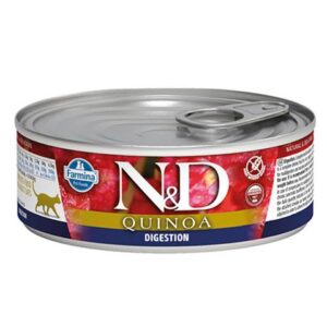 Farmina N&D cat QUINOA digestion konzerva 80 g