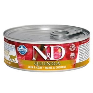 Farmina N&D cat QUINOA quail & coconut konzerva 80 g