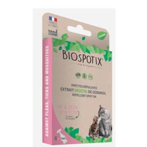 BIOGANCE Biospotix Cat spot-on s repelentným účinkom 5 x 1 ml (od 3 mesiacov)