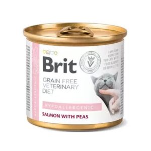Brit Veterinary Diets GF cat Hypoallergenic 200 g konzerva