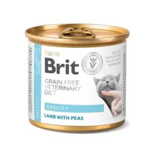 Brit Veterinary Diets GF cat Obesity 200 g konzerva