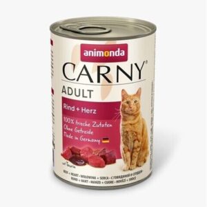 Animonda CARNY® cat Adult hovädzie a srdiečka 400 g konzerva