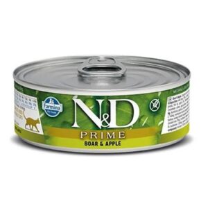 Farmina N&D cat PRIME boar & apple konzerva 70 g