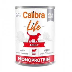 Calibra KONZERVA dog Adult Life Beef & Carrots  400g
