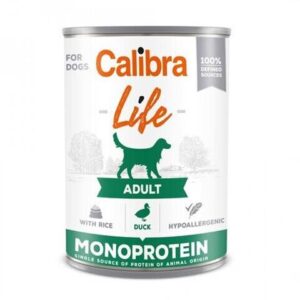 Calibra KONZERVA dog Adult Life Duck & Rice  400g