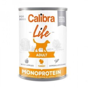 Calibra KONZERVA dog Adult Life Turkey & Apple  400g