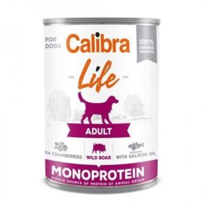 Calibra KONZERVA dog Adult Life Wild boar & Cranberries  400g