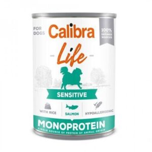 Calibra KONZERVA dog Adult Life sensitive Salmon & Rice  400g