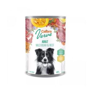 Calibra KONZERVA dog Adult Verve Wild Boar & Beef  400g
