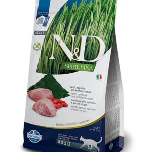 Farmina N&D cat SPIRULINA (GF) adult, lamb & goji 0,3 kg