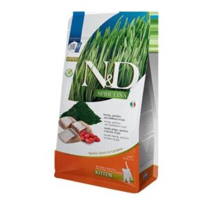 Farmina N&D cat SPIRULINA (GF) kitten, herring & goji 0,3 kg